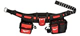 Milwaukee 48 22 8110 Cinturón de trabajo para electricista con 29 bolsillos - Rojo / Negro